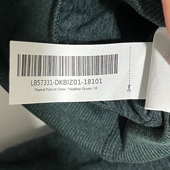 Quince Womens Flowknit Pullover Sweatshirt Sz M Green Crewneck Normcore Fitness - Picture 7 of 7